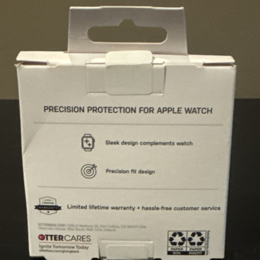 Otter Box Aura Edge Case for Apple Watch Series 3 38 MM Black New - Picture 3 of 5